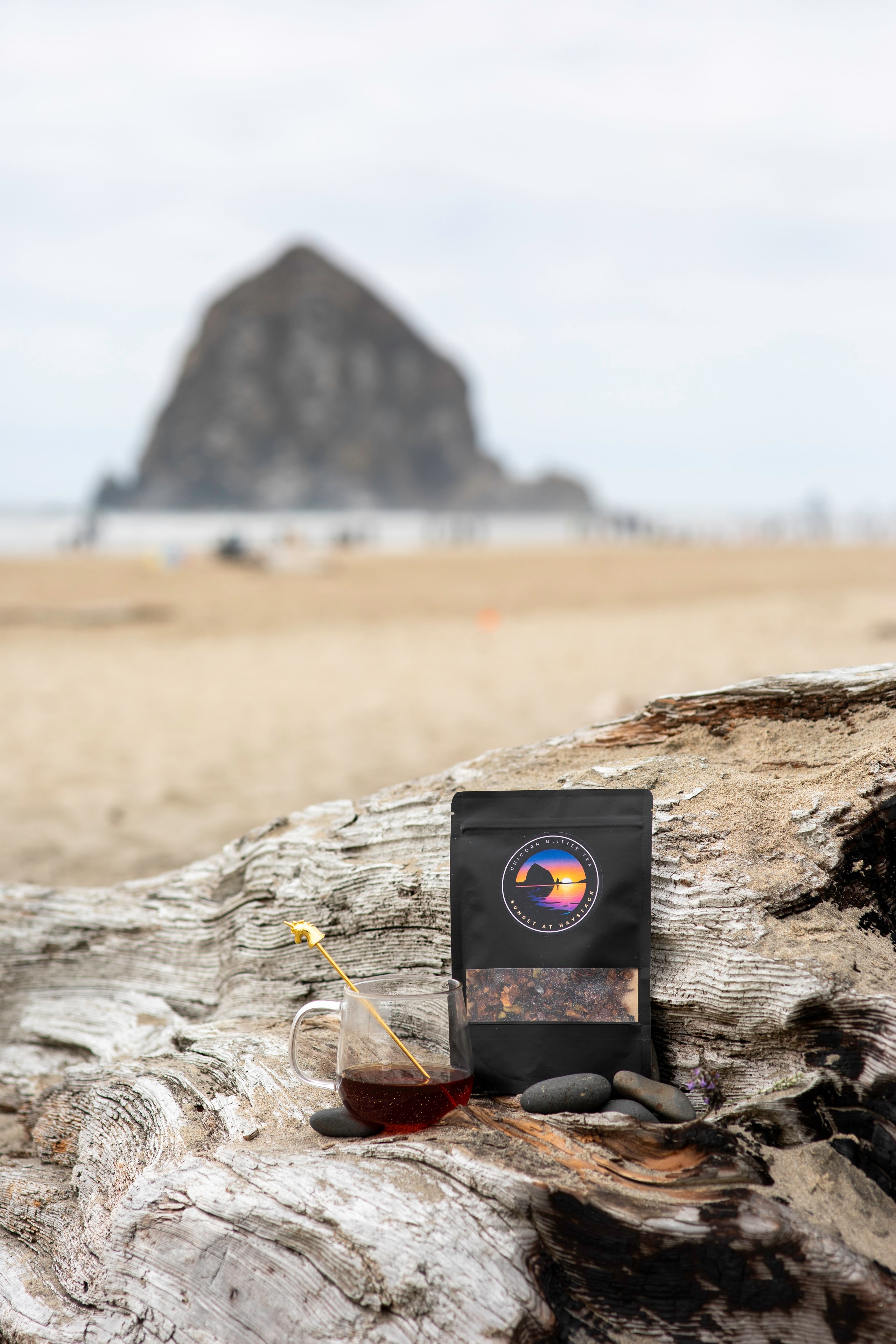 Sunset at Haystack Rock