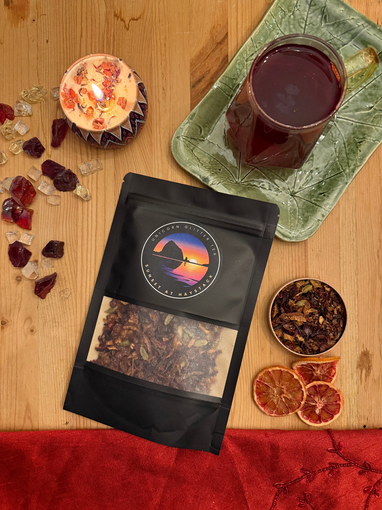 Sunset at Haystack Artisan Glitter Tea - 2 oz